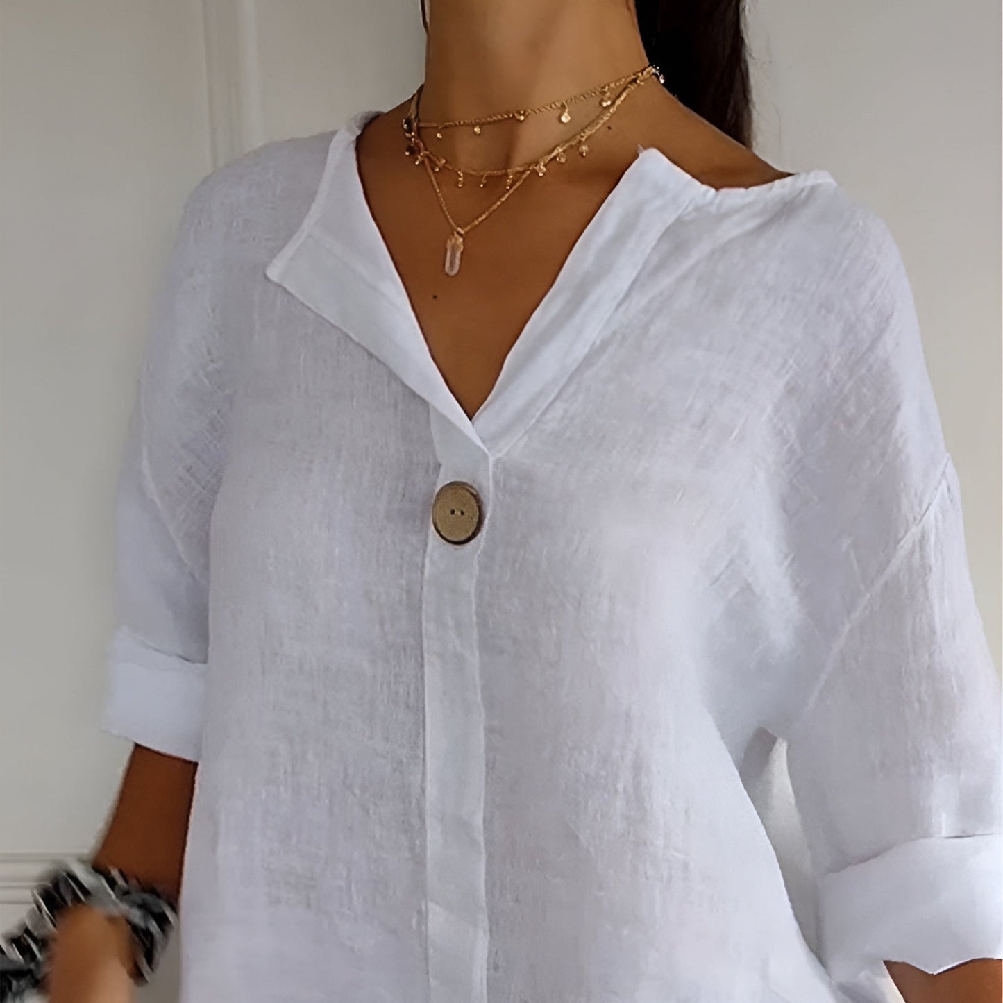 Anita™ | Elegante linnen blouse (50% korting)