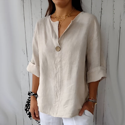 Anita™ | Elegante linnen blouse (50% korting)