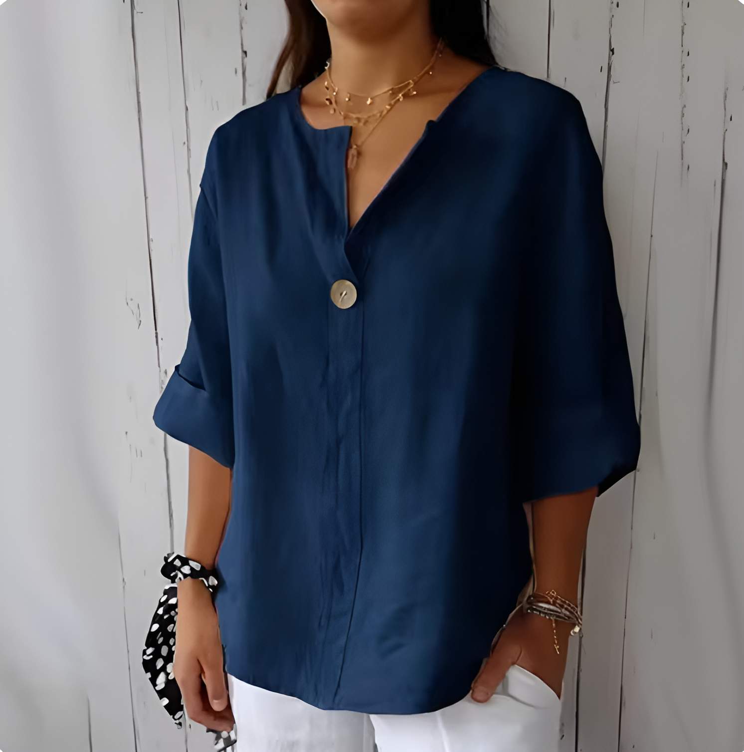 Anita™ | Elegante linnen blouse (50% korting)
